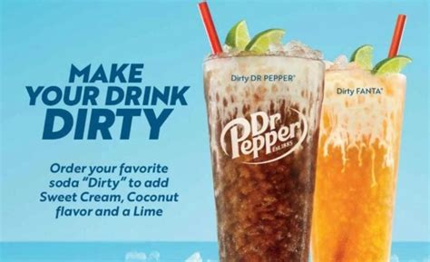 Sonic Pours New Dirty Drinks - The Fast Food Post