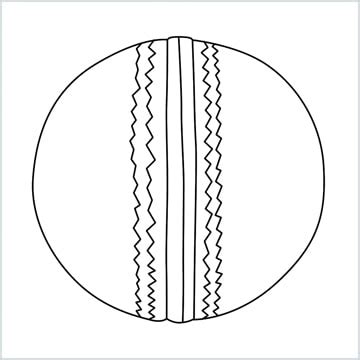 How To Draw A Cricket Ball Step by Step - [6 Easy Phase] & [Video]