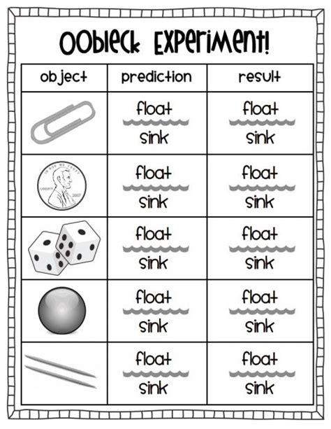 10+ Sink Or Float Preschool Worksheet | Kindergarten science experiments, Science worksheets ...