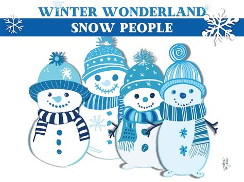 Winter Wonderland Bulletin Board Kit Snowflake Decor, Classroom Decor ...