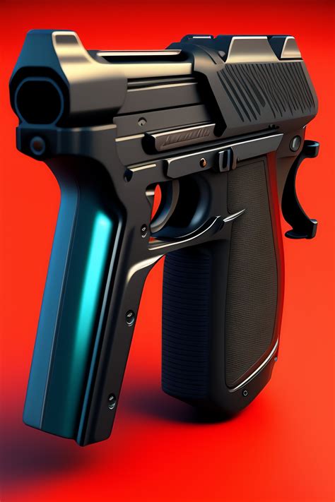 Lexica - Handgun,futuristic,cyberpunk,extremely detailed