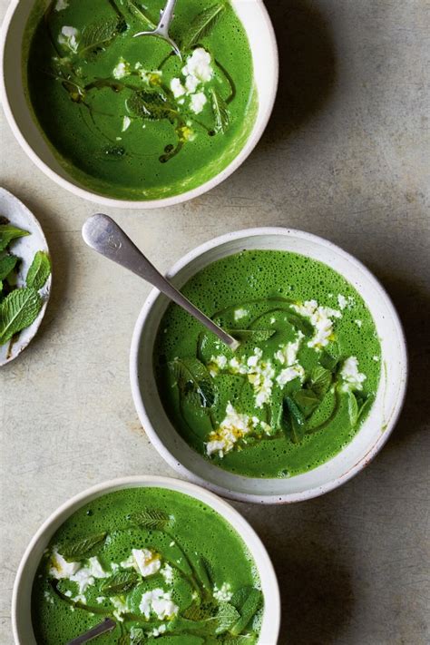 Super Green Spinach, Pea & Mint Soup - Donal Skehan | EAT LIVE GO