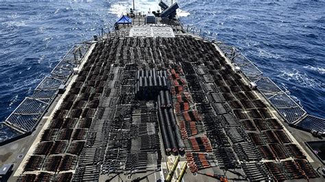 US Navy Seizes Weapons From Ship Likely Bound for Yemen