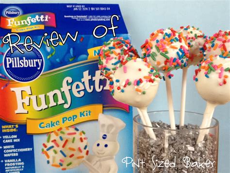 Review of Pillsbury Funfetti Cake Pop Kit - Pint Sized Baker