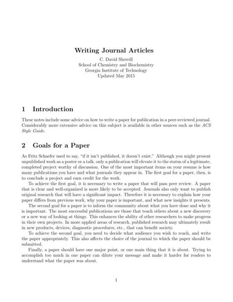 Article Writing Template