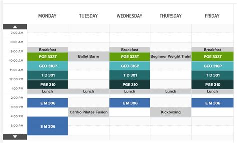 College classes schedule creator - planningholf