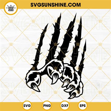 Claw Marks SVG, Wild Animal Scratches SVG, Beast SVG Cricut Cut Files ...