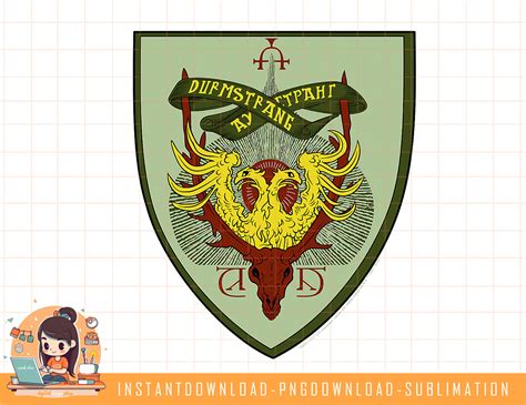 Harry Potter Durmstrang Crest png, sublimate, digital downlo - Inspire Uplift