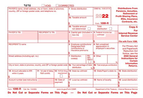 Printable Form It 1099 R - Printable Forms Free Online