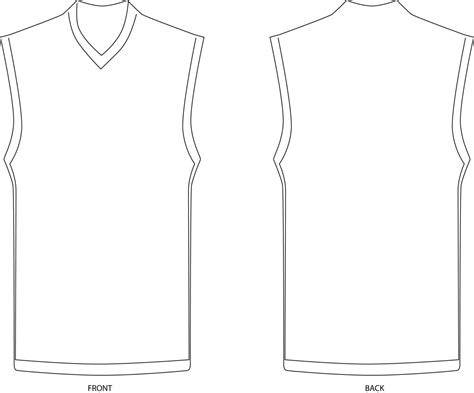 Blank Basketball Uniform Template – Steps.kontenterkini.com