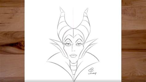 Learn to Draw: Maleficent from ‘Sleeping Beauty’ | Disney Parks Blog