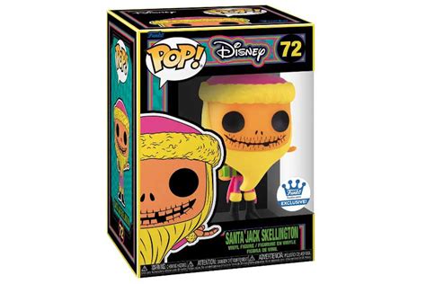 Funko Pop! Disney Santa Jack Skellington Blacklight Funko Shop ...