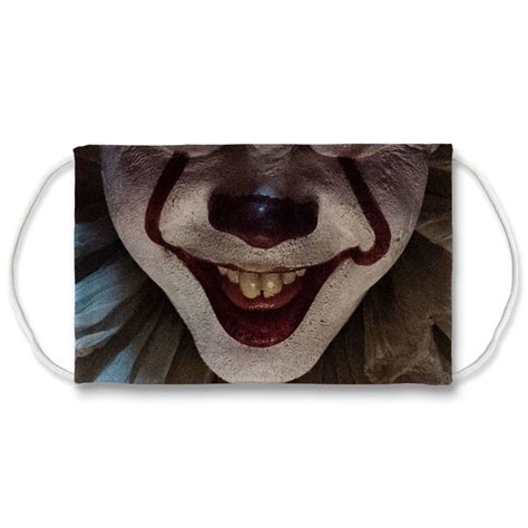 Pennywise The Clown Smile from Stephen King IT Face Mask