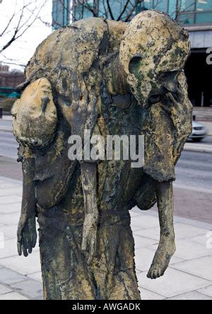 The Famine Memorial in Dublin, Reupublic of Ireland Stock Photo - Alamy