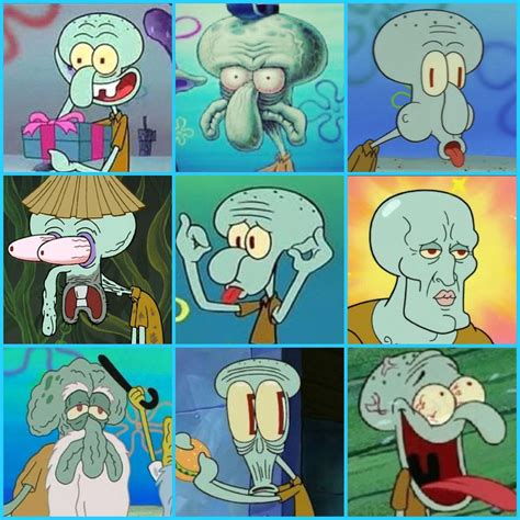 55 Squidward Spongebob Meme Faces