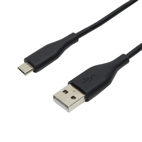 Onn Micro USB Charging Cable 3', Black - Walmart.com - Walmart.com