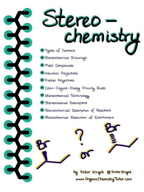 Stereochemistry | Organic chemistry, Organic chemistry tutor, Chemistry ...