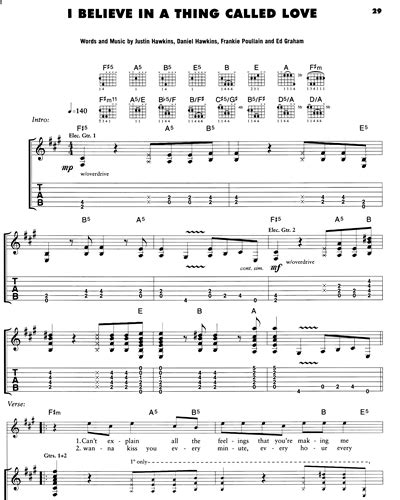 I Believe In A Thing Called Love Sheet Music by Ed Graham | nkoda | Free 7 days trial