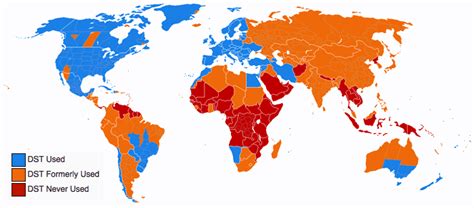 Geography of Daylight Saving Time - Geography Realm
