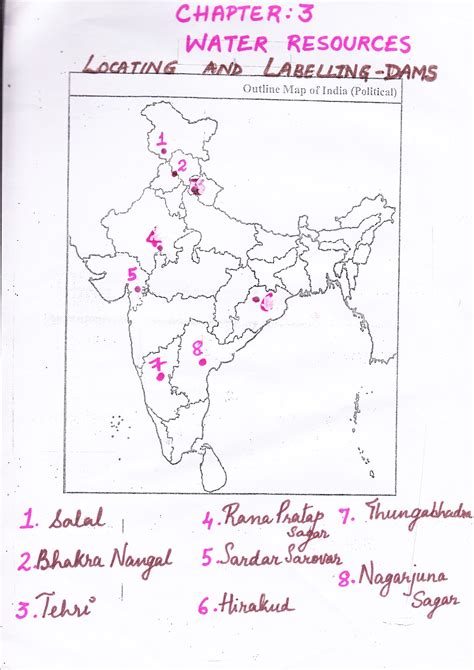 locate the following in India outline map 1 the areas of alluvial soil 2 salal dam 3 a major ...