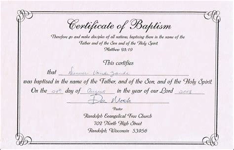 Baptism Certificate Templates for Word | Aspects of Beauty , is the one stop beauty shop for all ...