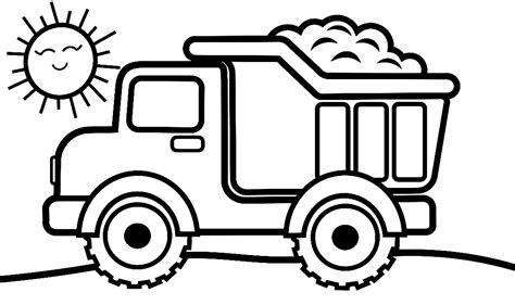 Truck Coloring Page For Boy Printable Pages Kids Colo - vrogue.co