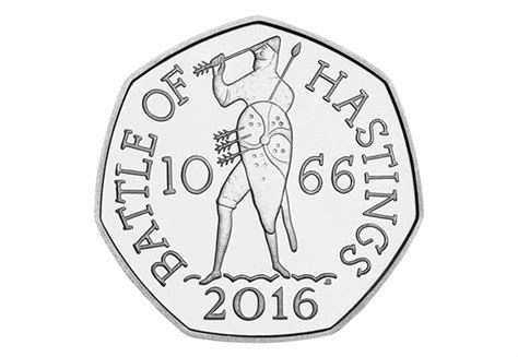 2016 UK Battle of Hastings Circulation 50p