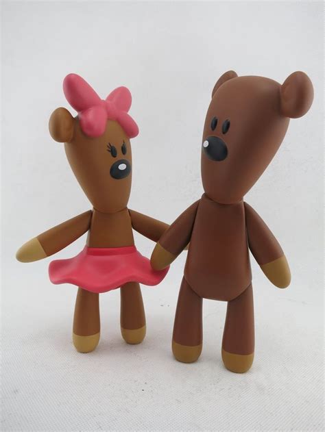 Mr Bean Teddy and Lottie vinyl figures by @dolltv www.DollTV.com | Mr ...