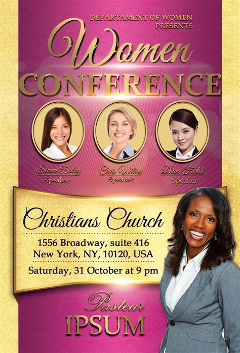 Church Women Conference Flyer By artolus | TheHungryJPEG