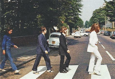 Beatles On Abbey Road Photo