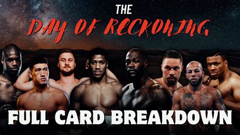 Day of Reckoning 🥊 FULL CARD BREAKDOWN ANALYSIS & PREVIEW - YouTube