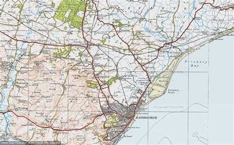 Historic Ordnance Survey Map of Hampden Park, 1920