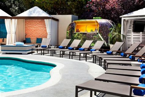 Outdoor pool at the W Hotel Los Angeles - Westwood | Los angeles hotels ...