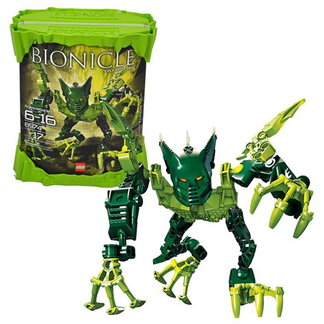 Lego Year 2009 Bionicle Series Inch Tall Figure Set 8974 Jungle Tribe ...