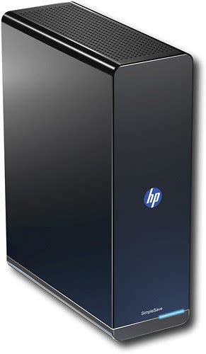 Best Buy: HP SimpleSave 1TB External USB 2.0 Hard Drive Black/Silver ...