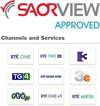 Saorview TV Options | Tuite TV