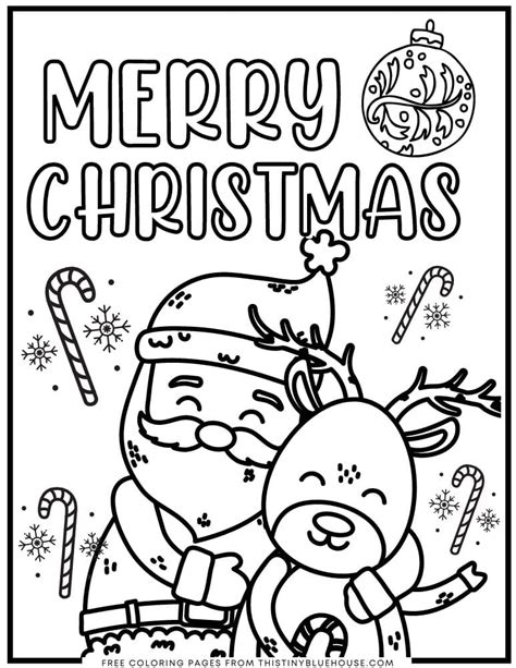 Cute Printable Christmas Coloring Pages | The Best Porn Website