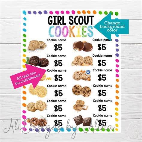 Girl Scout Cookie Booth Printable Mega Bundle LBB 2022 | Etsy UK