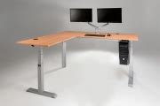 Mod-E Pro Electric L-Shaped Standing Desk Frame | MultiTable