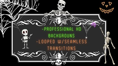 5 HALLOWEEN Backgrounds-skype, Zoom, Google Meet, Microsoft Teams ...