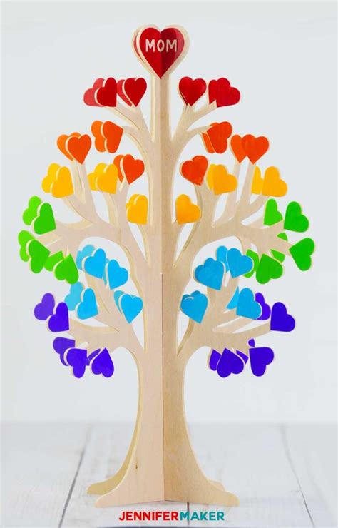 3D Family Tree from Wood or Paper! - Jennifer Maker