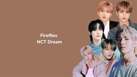 NCT Dream - Fireflies (Lyrics) - YouTube