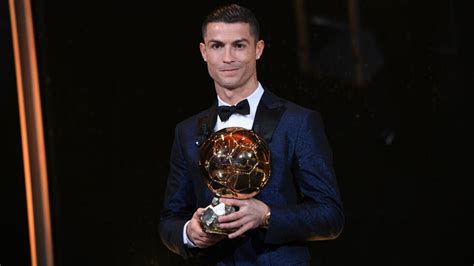 Ronaldo wins fifth Ballon d'Or award