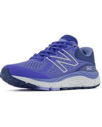 New Balance Synthetic 840 V5 Running Shoe in Blue | Lyst