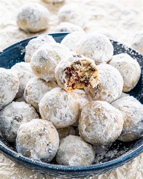 Chocolate Pecan Snowballs - Jo Cooks