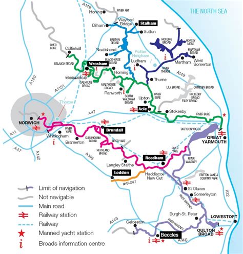 Norfolk Broads Interactive Map