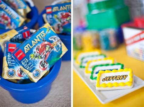 Part 2: Jeffrey's Modern Lego Party - Favors and Decor - Anders Ruff Custom Designs, LLC