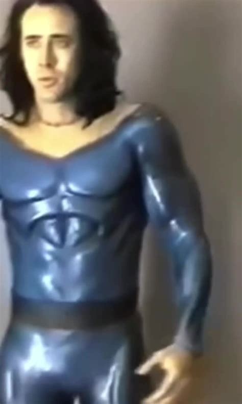 Nicolas Cage Superman Costume Test | By All About Cinema