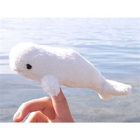 Beluga Whale Finger Puppet - 5" Small Plush Toy Beluga Whale *** Visit the image link more ...