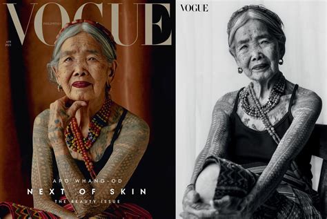 106-year-old indigenous Filipino tattoo artist makes history as Vogue’s oldest cover star ...